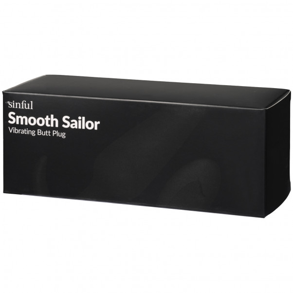 Sinful Smooth Sailor Vibrerende Butt Plug Emballagebillede 90