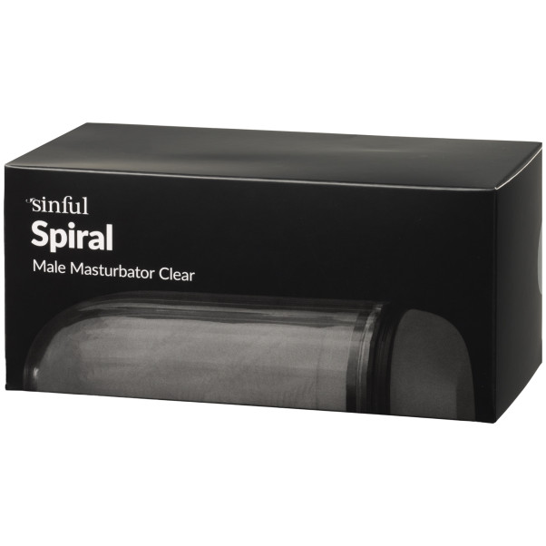 Sinful Spiral Klar Male Masturbator Emballagebillede 90