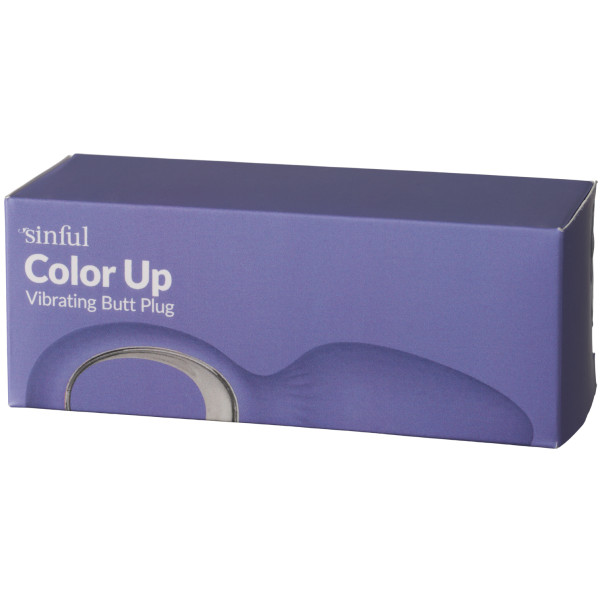 Sinful Color Up Veri Peri Vibrerende Butt Plug Emballagebillede 90