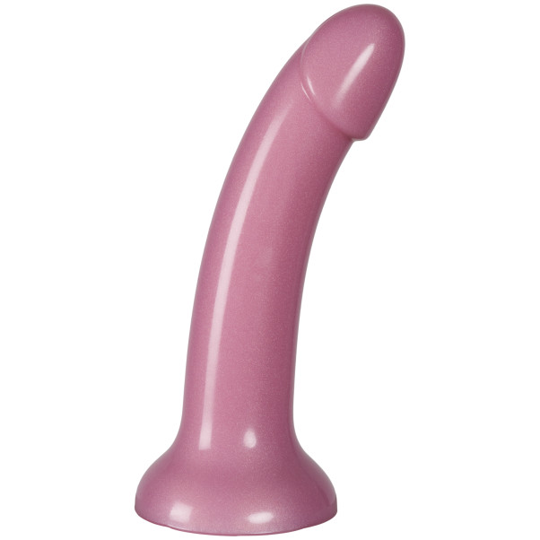 baseks Sparkling Pink Silikone Dildo 18 cm Produktbillede 2