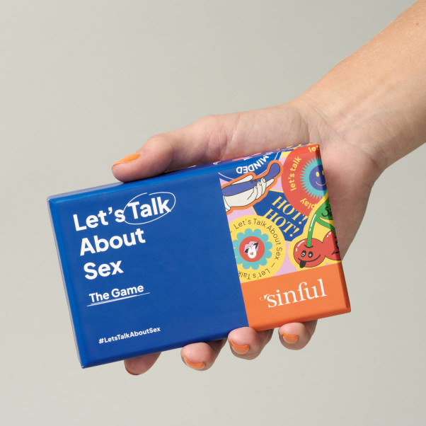 Sinful Let's Talk About Sex - The Game Produktbillede med hånd 5