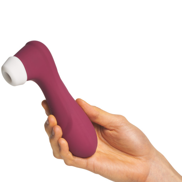 Satisfyer Pro 2 Generation 3 Liquid Air Klitoris Stimulator Produktbillede med hånd 50