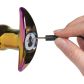 Dream Toys Glamour Glass Beaded Fjernbetjent Butt Plug Produktbillede med hånd 52